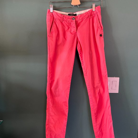 Maison Scotch La Femme Selon Marie Pink Pants Comfortable Size W25 L32 - Picture 3 of 3